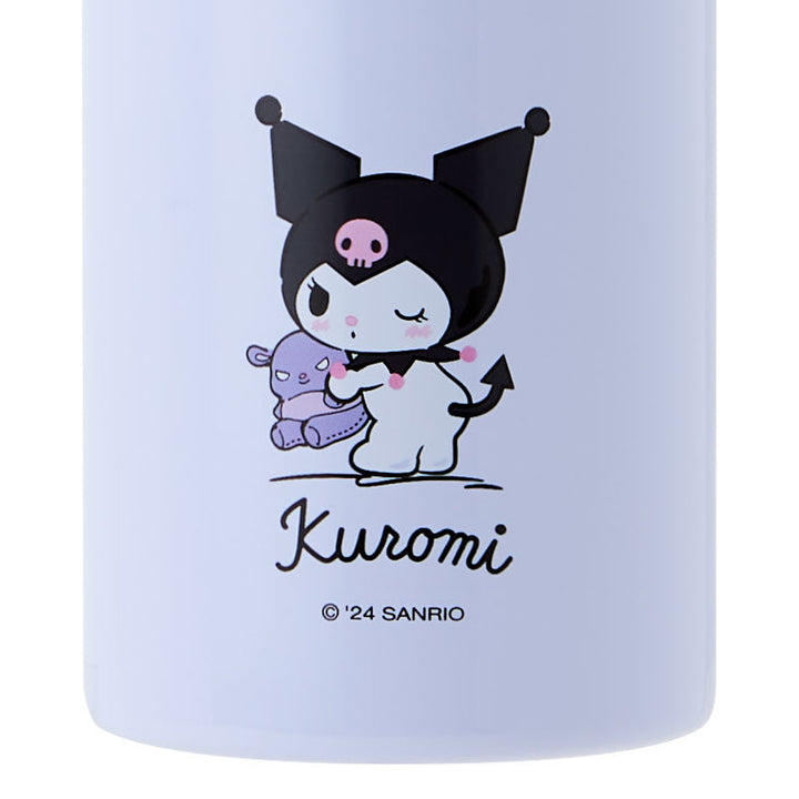 Sanrio Kuromi stainless steel bottle character design close-up