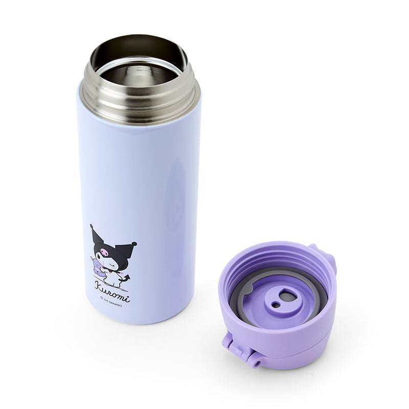 Sanrio Kuromi stainless steel bottle wide mouth and removable lid