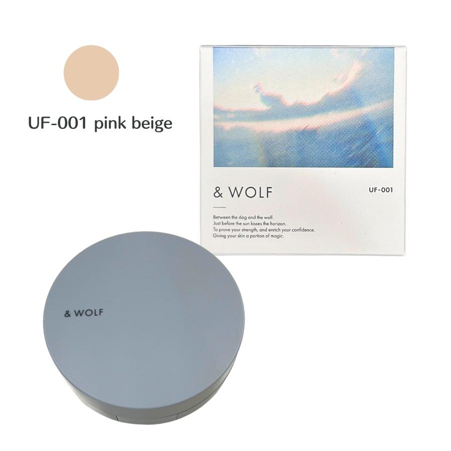 & WOLF UV Serum Liquid Foundation UF-001 Pink Beige retail package