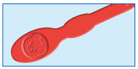 Create Dentfine easy grip floss pick handle