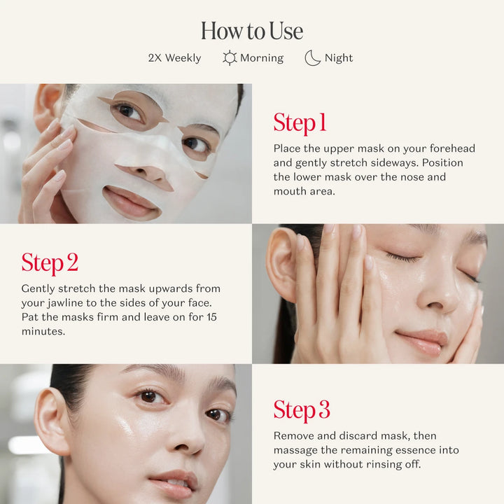 SK-II Skin Signature 3D Redefining Mask how to use guide