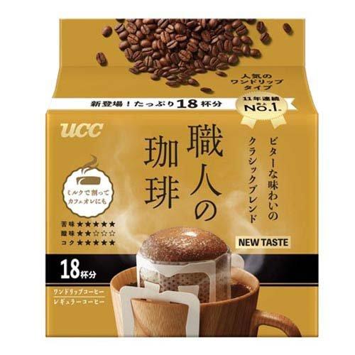 UCC Handmade Coffee Drip Coffee, Bitter Classic Blend (18 cups)