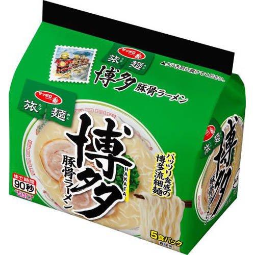 Sapporo Ichiban Tabimen Hakata Tonkotsu Ramen 5-Pack Japanese instant noodles package