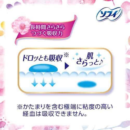 Sofy Hadaomoi Ultra-Thin Slim — For Heavy Daytime Flow, 26cm, With Wings (17 Pads) Yui mart