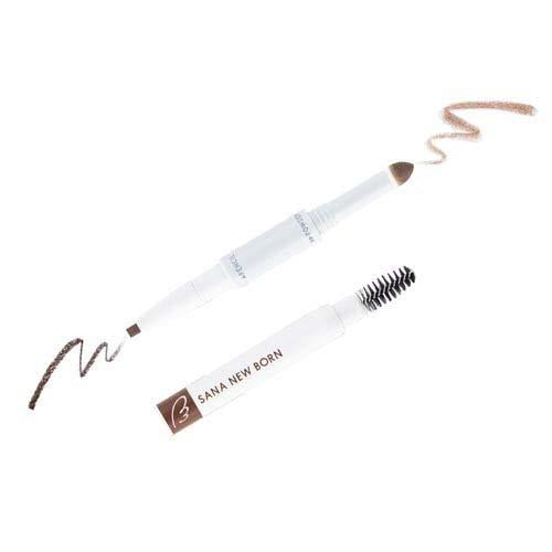 SANA New Born Perfect Eyebrow 02 Royal Brown eyebrow makeup detail