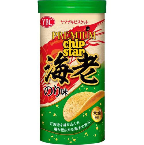YBC Premium Chip Star Ebi Nori shrimp and seaweed potato chips 45g can front