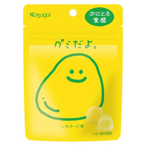 Kasugai Gumi Dayo Lemonade Flavor Gummies 60g Kasugai