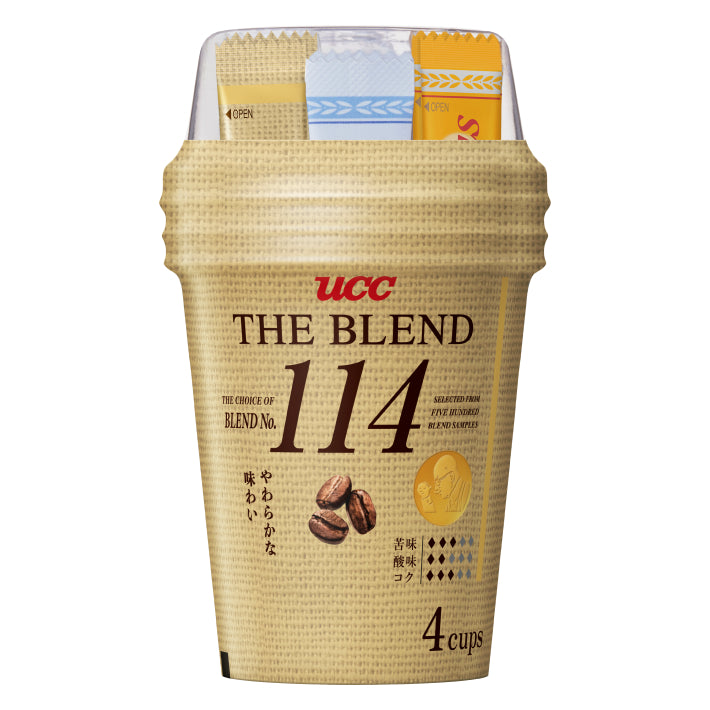 UCC The Blend 114 Cup Coffee Instant Coffee 4 Cups package image