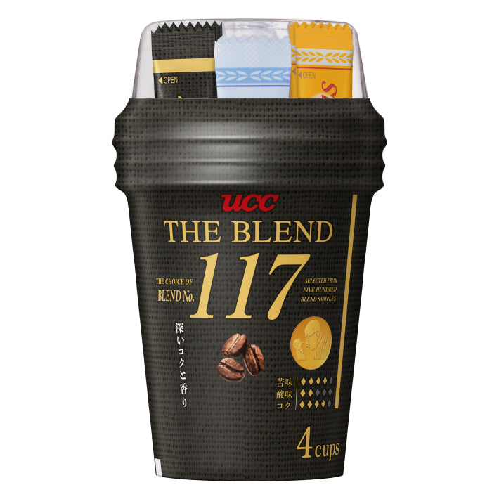 UCC The Blend 117 Cup Coffee Instant Coffee 4 Cups package image