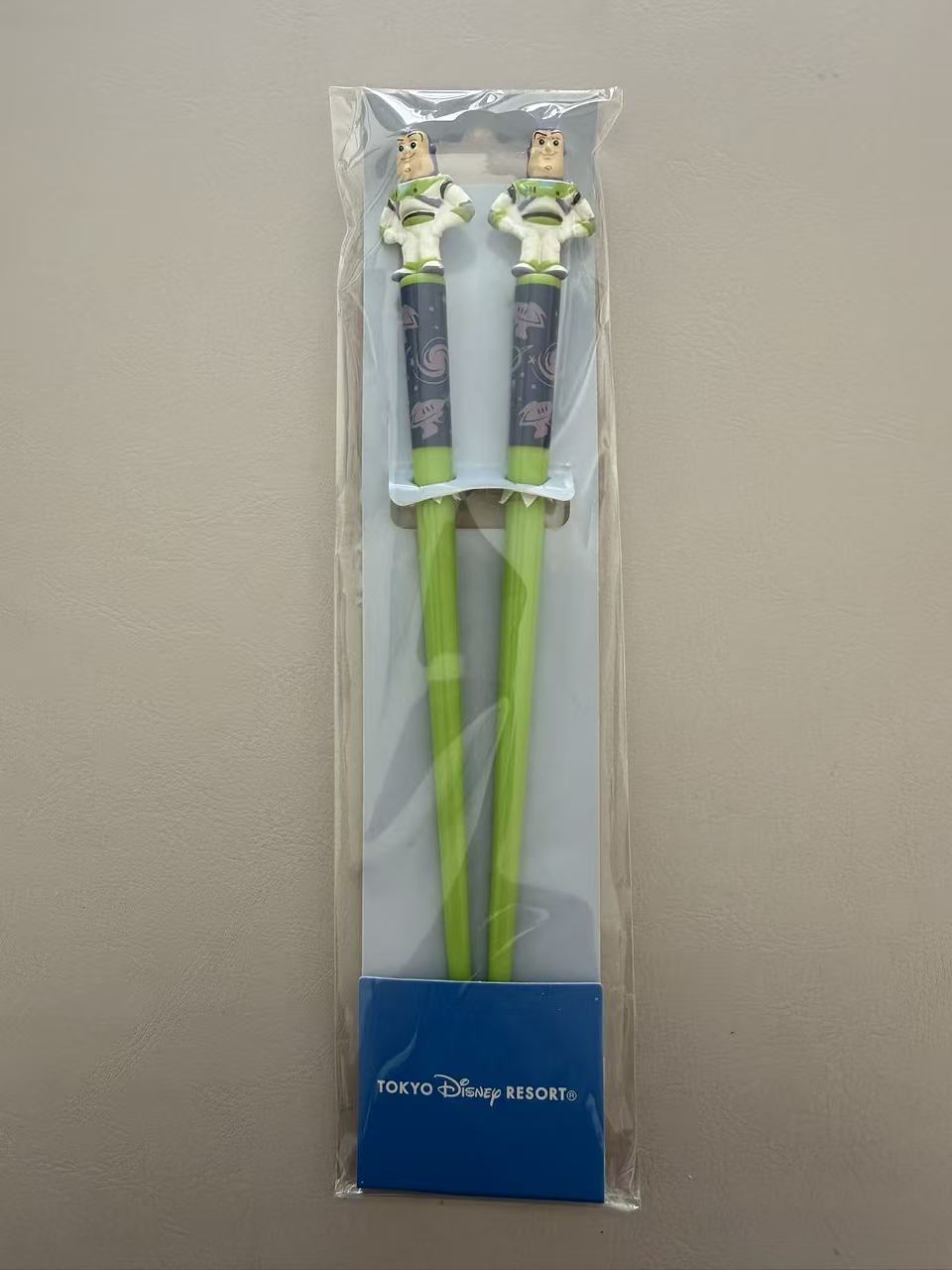 Tokyo Disney Resort Buzz Lightyear character chopsticks in original packaging