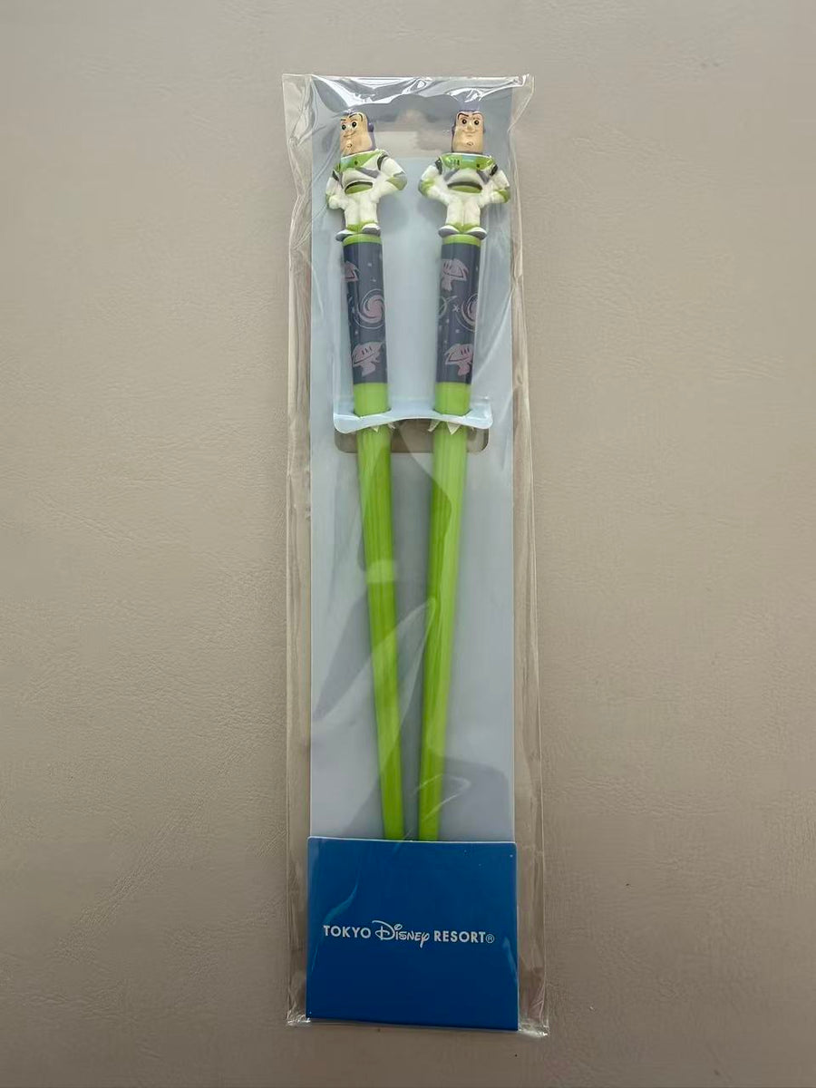 Tokyo Disney Resort Buzz Lightyear character chopsticks in original packaging