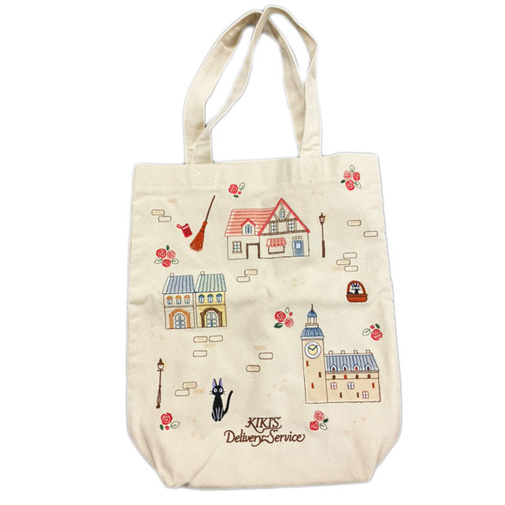 Studio Ghibli Kiki's Delivery Service Jiji in the City Tote Bag Marushin