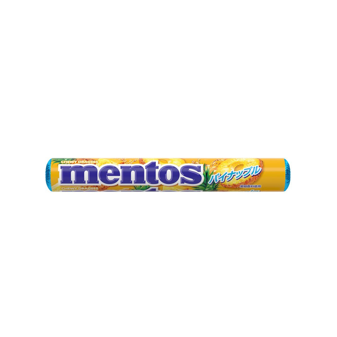 Mentos Pineapple Chewy Candy Roll 37.5g