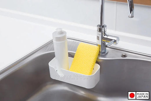 Sponge Holder with Suction Cup (White)