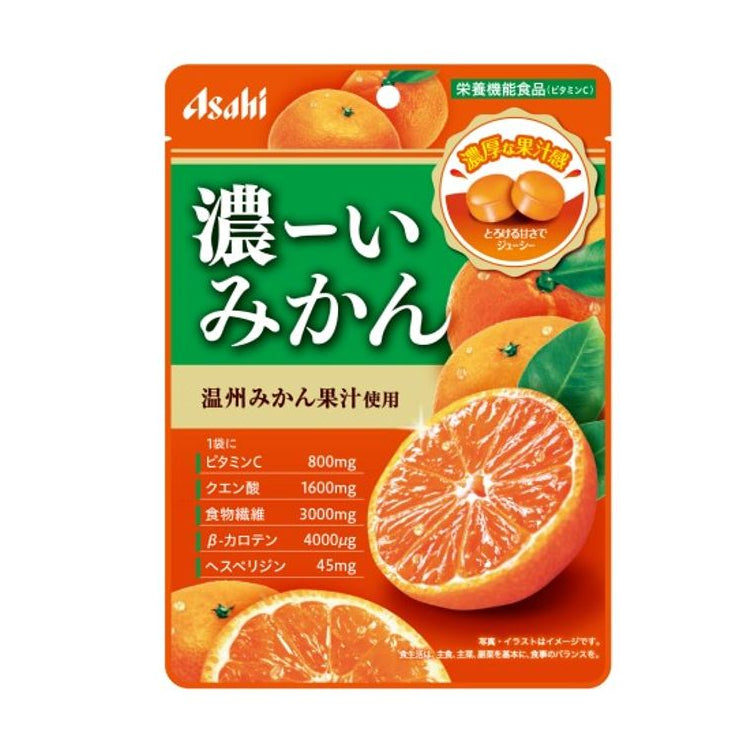 Asahi Koi Mikan Rich Mandarin Orange Candy 84g square product image
