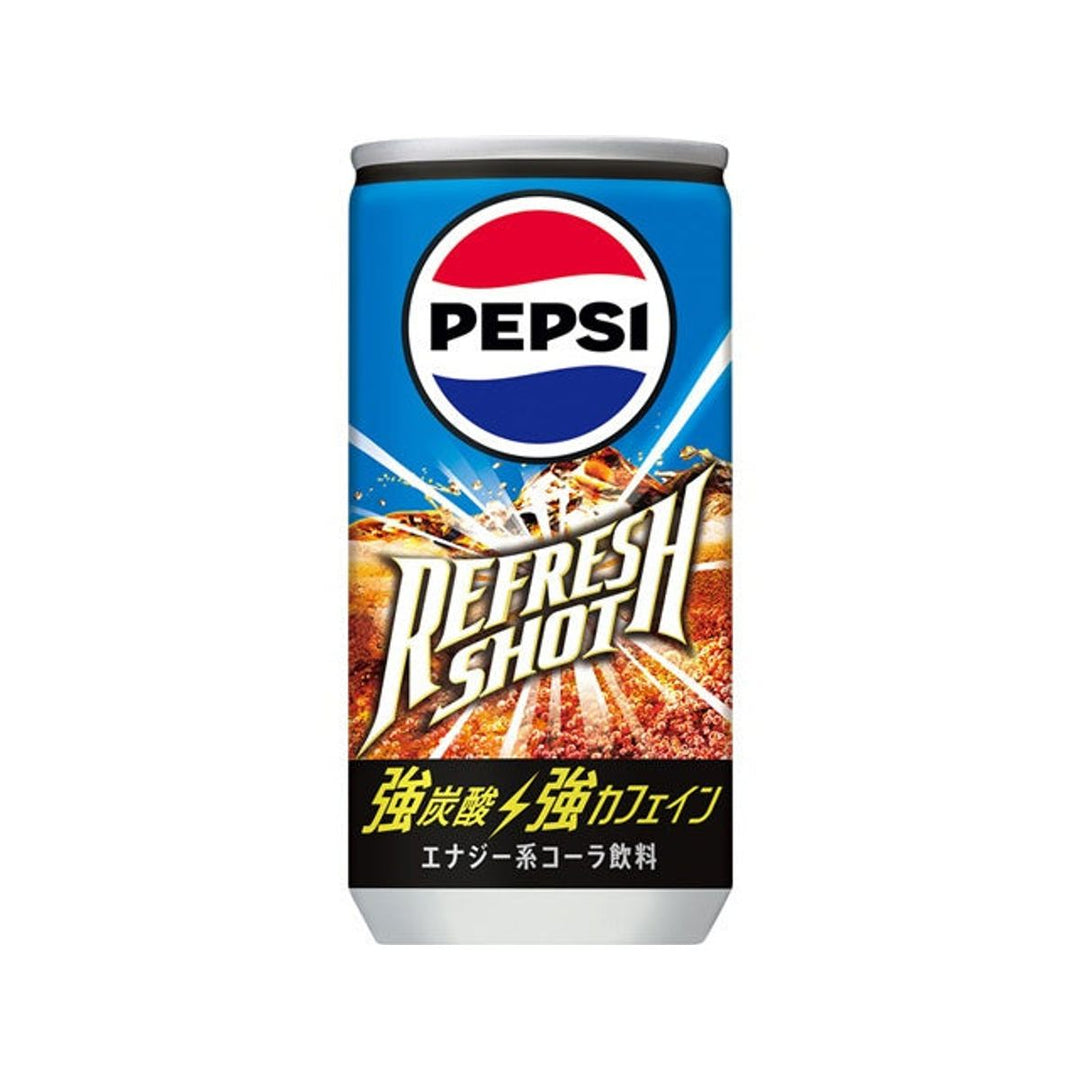 Pepsi Refresh Shot high-caffeine Japanese cola 200ml can square image