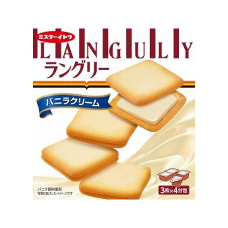 Mr. Ito Languly Vanilla Cream Sandwich Cookies 12 Pieces square product image