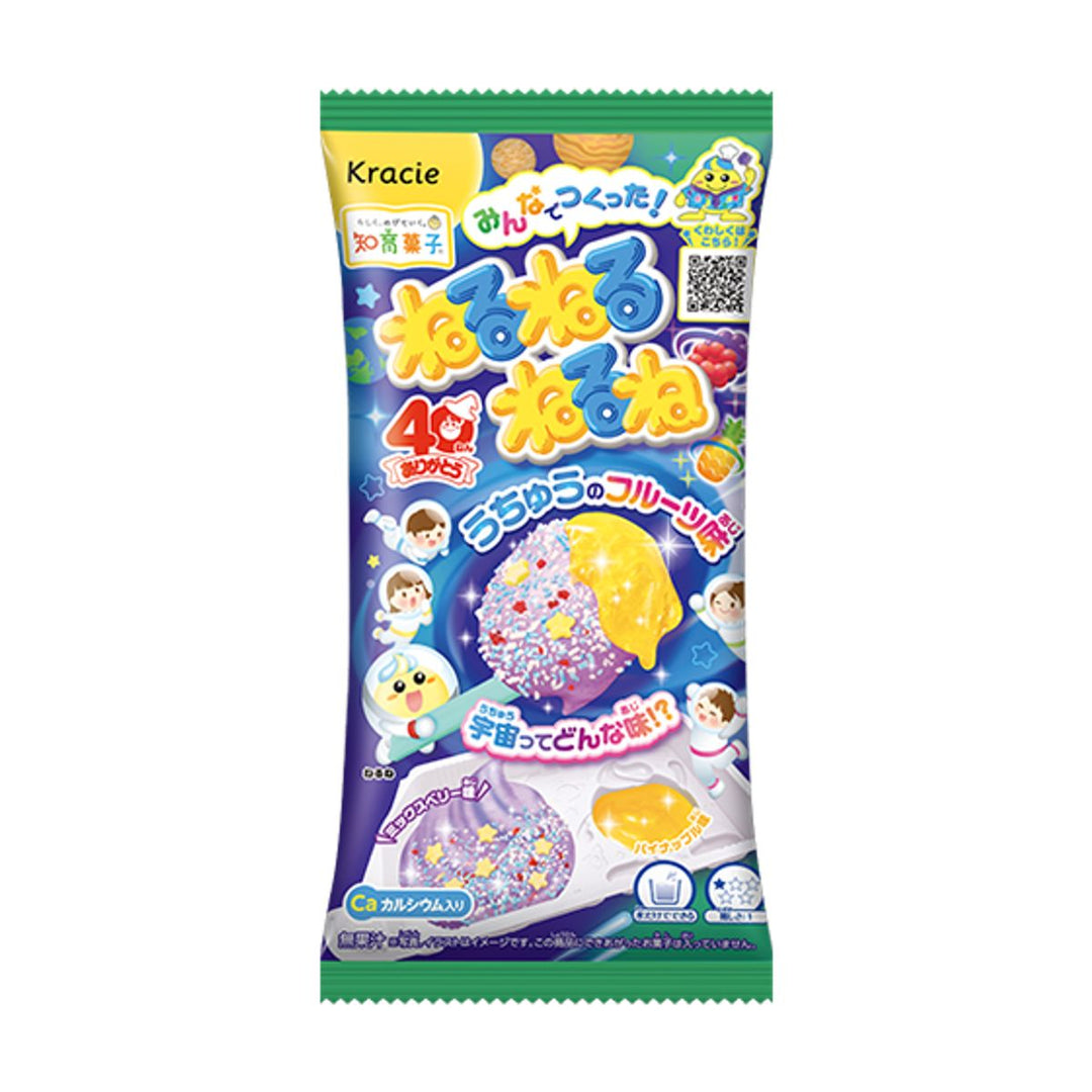 Kracie Nerunerunerune Space Fruit DIY candy kit 20g package square image