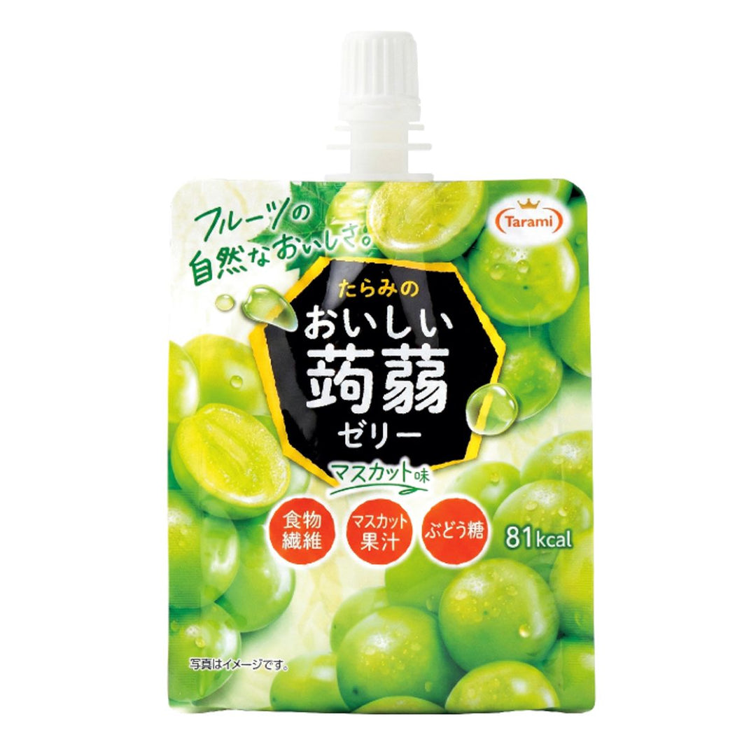 Tarami Oishii Konjac Jelly Muscat Grape Flavor 150g pouch