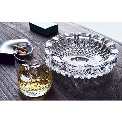 TOYOSASAKI  Glass Table Ashtray（large) [Made in Japan]