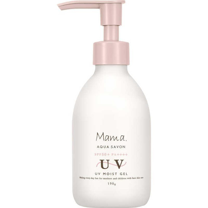 Mama AQUA SAVON UV Moist Gel Flower Aroma pump bottle