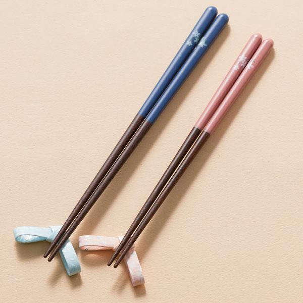 【Pre-Order】Ishida Arigato Paired Chopsticks & Ribbon Rests Gift Set – Made in Japan Ishida