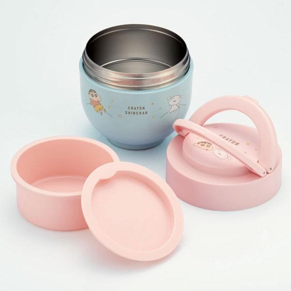Skater Stainless Steel Insulated Lunch Jar– Keeps Food Hot & Cold (540ml)，Crayon Shin-chan Yui mart
