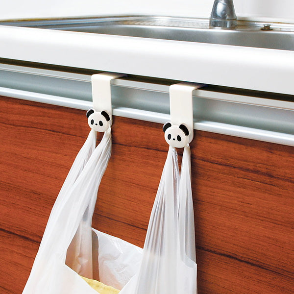 Yamani Panda Plastic Bag Hook 2 pack side package