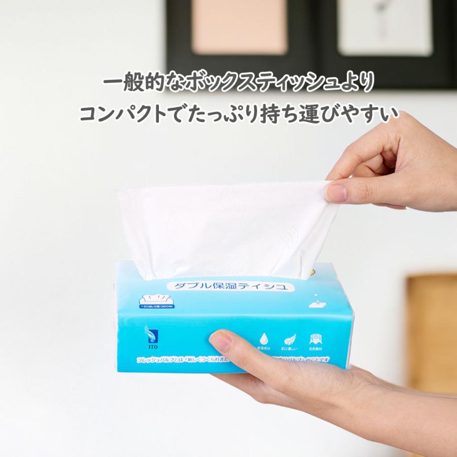 ITO Double Moisturizing Soft Tissues 3 ply daily care tissue detail